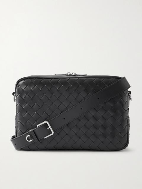 Bottega Veneta Intrecciato Leather Messenger Bag