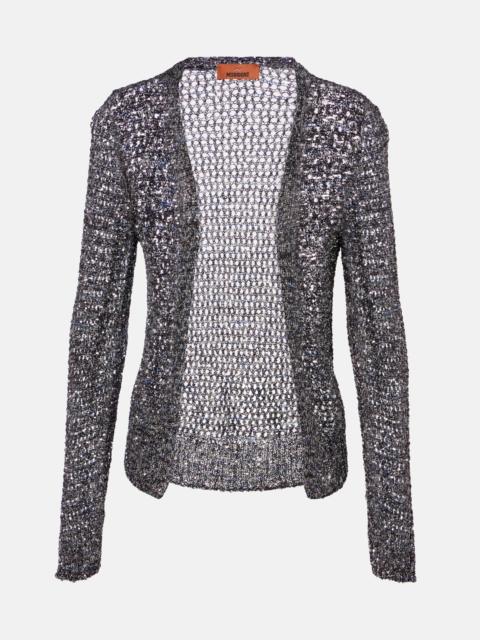 Missoni Sequined lamé cardigan