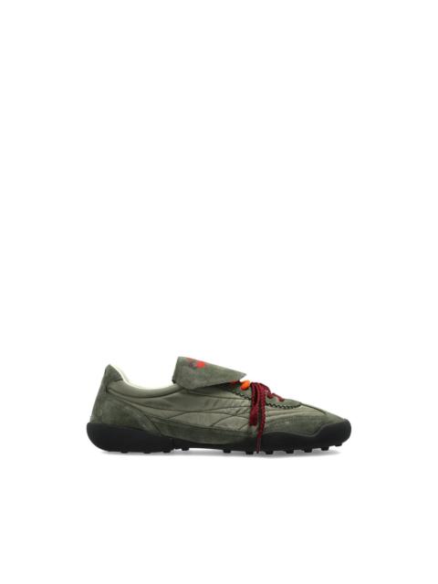 DSQUARED2 suede panelled sneakers