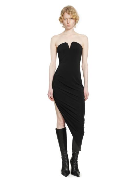 NENSI DOJAKA Ivy Side Ruched Asymmetric Dress