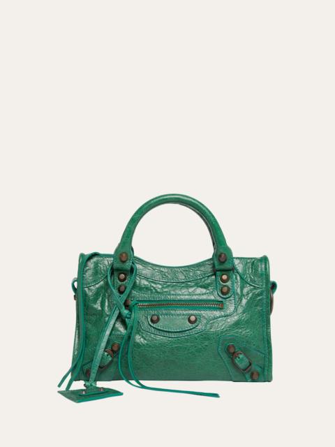 BALENCIAGA Le City Mini Leather Top-Handle Bag
