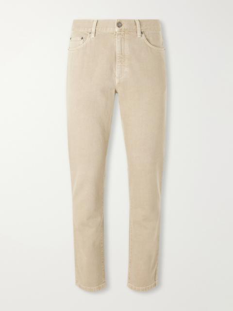 ZEGNA Roccia Straight-Leg Garment-Dyed Jeans