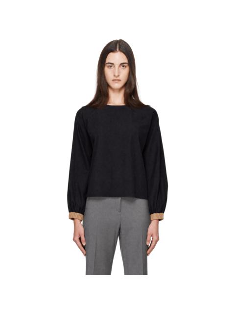 BASERANGE Black Moy Top