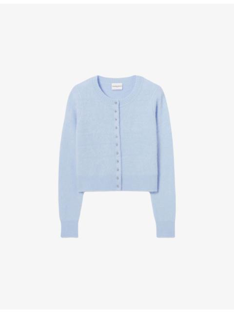 Claudie Pierlot Brushed-Knit Wool Cardigan