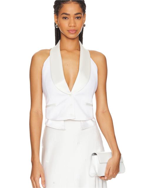 SIMKHAI Albany Shawl Lapel Vest