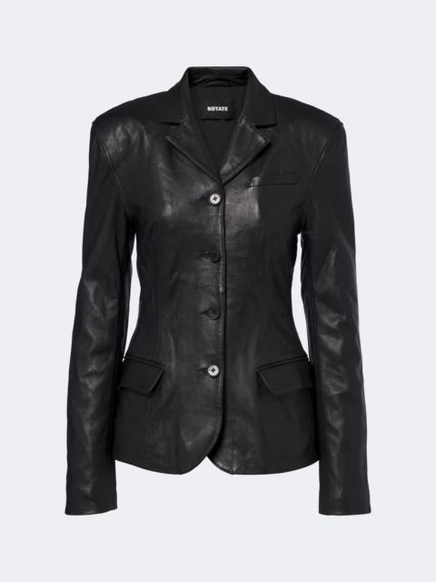 ROTATE Leather blazer