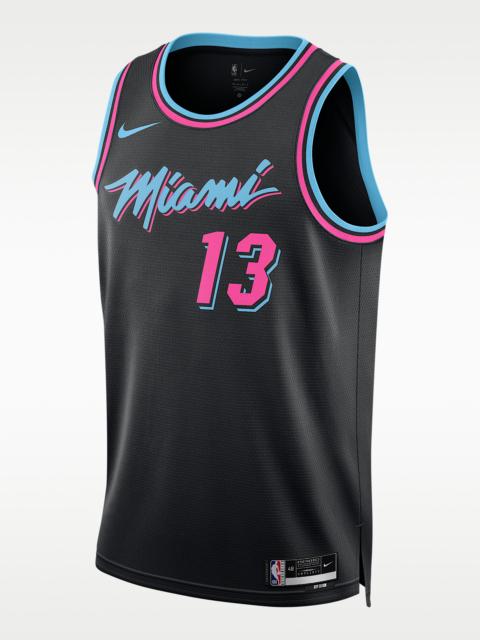 Nike Bam Adebayo Miami Heat City Edition Men's Nike NBA Swingman Jersey