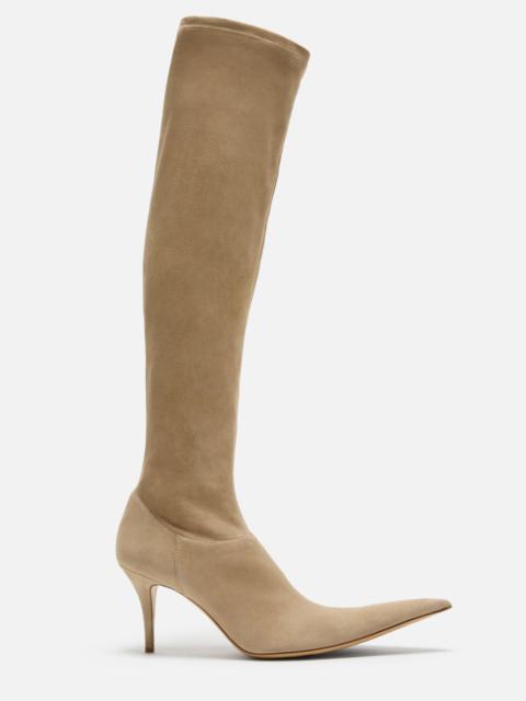 Acne Studios Stretch suede boot - Beige