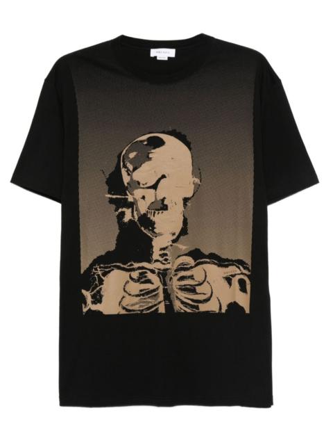 Alexander McQueen skeleton-print cotton T-shirt