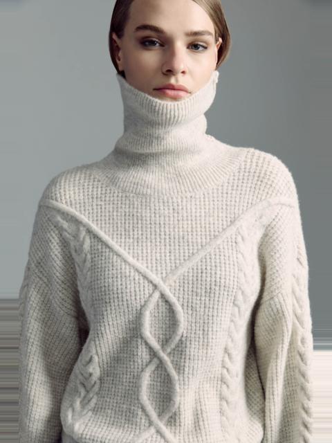BARDOT Maya Cable Knit In Ivory