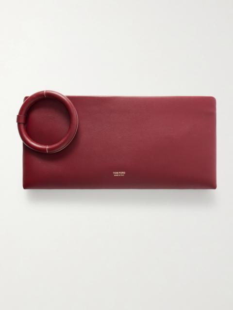 TOM FORD Aura Leather Clutch