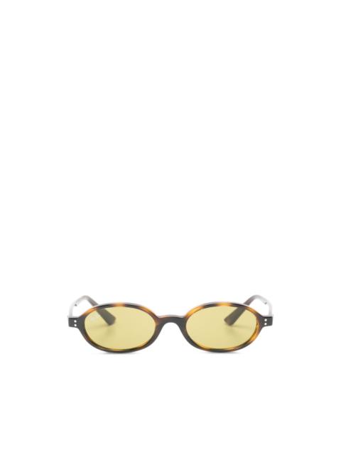 Ray-Ban Khal tortoiseshell-effect round-frame sunglasses