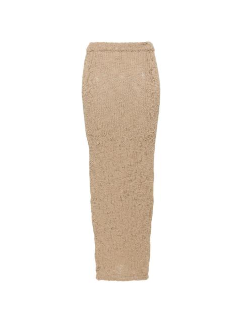 column crocket maxi skirt