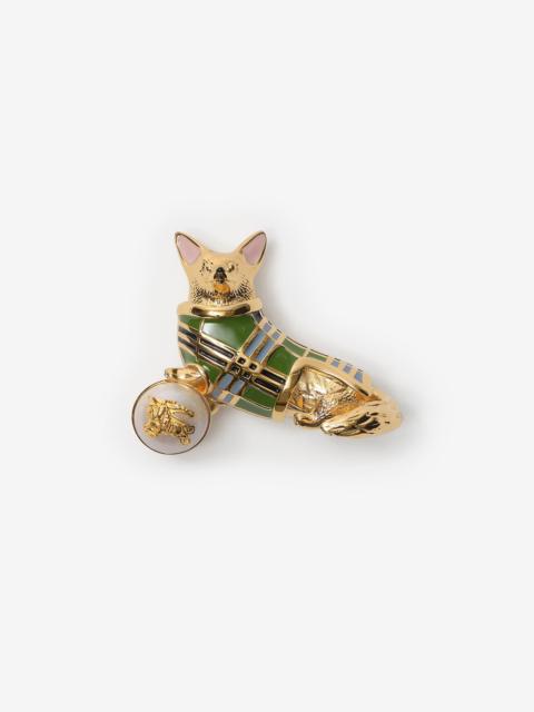 Burberry Corgi Brooch
