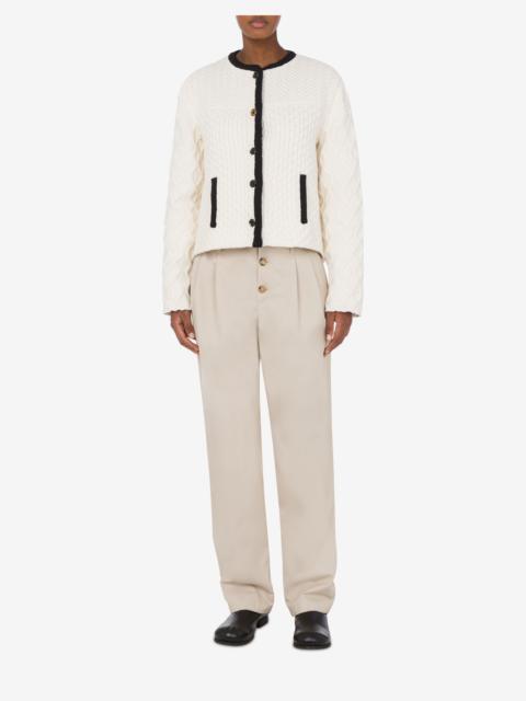 Moschino KNIT JACKET TAILORED TWIST