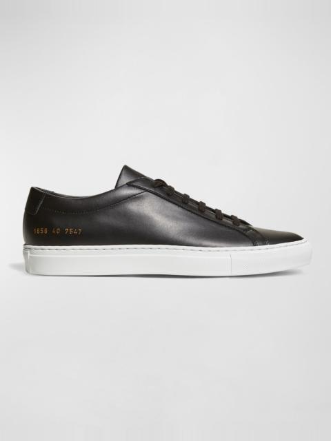 Common Projects Men's Achilles Leather Low-Top Sneakers