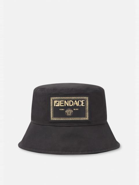 VERSACE Fendace Logo Bucket Hat