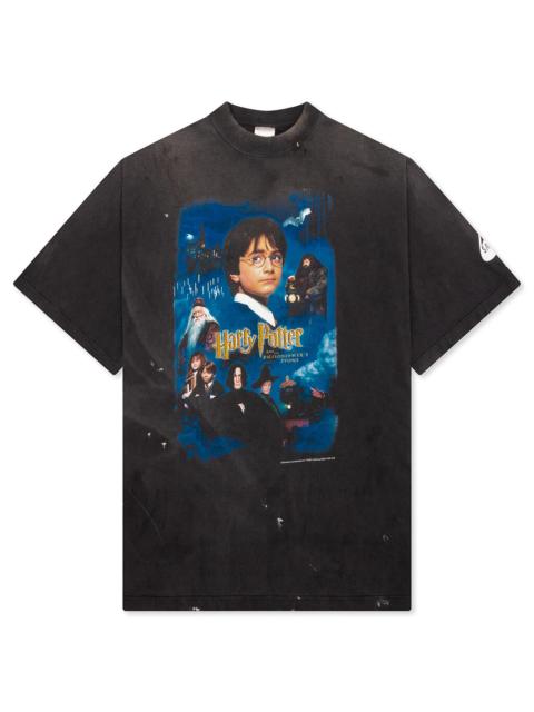 SAINT M×××××× SAINT M6 X HARRY POTTER PHILOSOPHER'S STONE S/S TEE - BLACK