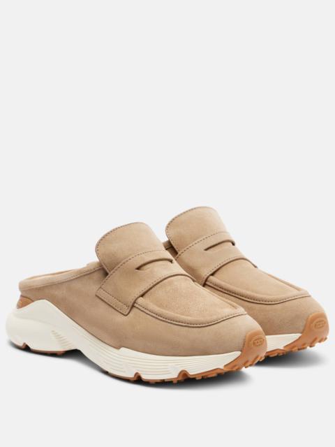 Tod's Runner suede mules