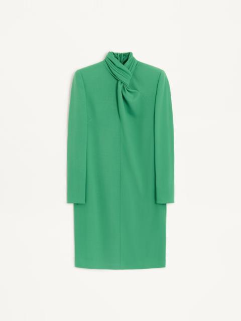 Valentino SHORT DRESS IN CRISPY LIGHT WOOL