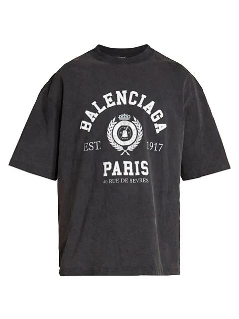 BALENCIAGA Collegiate Logo T-Shirt