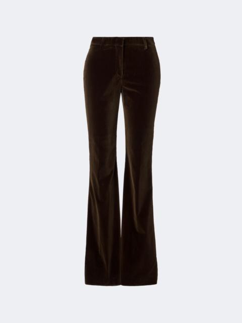 Etro Cotton velvet flared pants