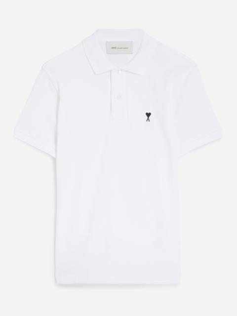AMI Paris Contrasted Ami de Coeur Polo Shirt