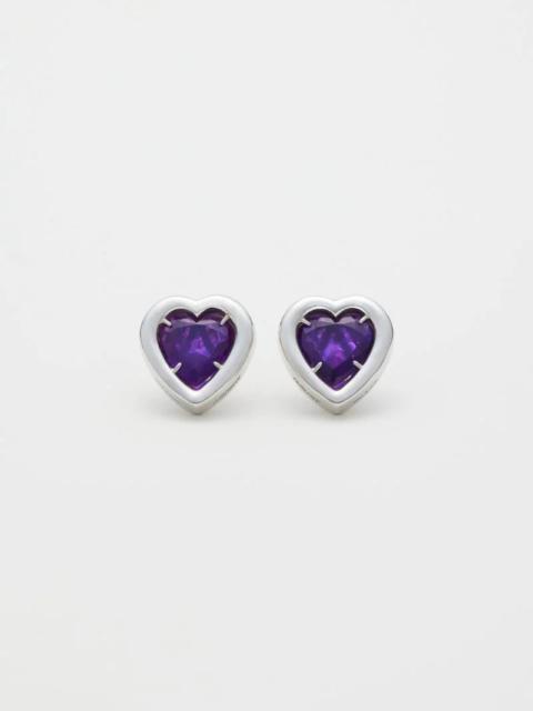 Ambush HEART STONE EARRINGS