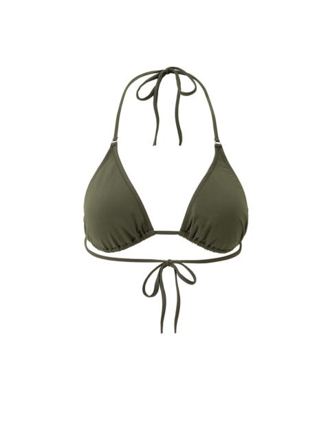 MELISSA ODABASH MALIBU OLIVE BIKINI TOP