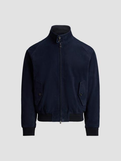 Ralph Lauren Men's Suede Bomber Jacket - Racing Navy