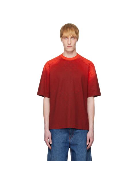 Marine Serre Red Moon Faded Jersey Loose Fit T-shirt