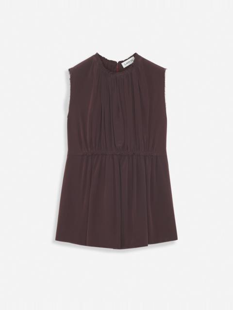 Lanvin FITTED SLEEVELESS TOP