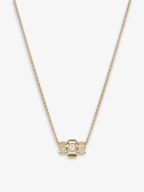 Piaget Possession 18ct rose-gold and 0.09ct brilliant-cut diamond pendant necklace