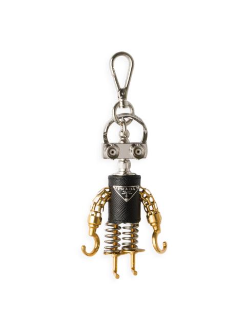 Prada Women's Robot Saffiano Leather Bag Charm - Assorted