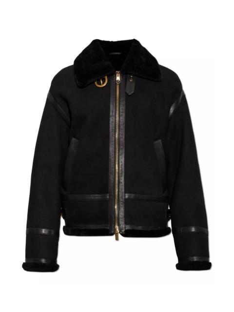 VERSACE Versace Shearling Leather Blouson