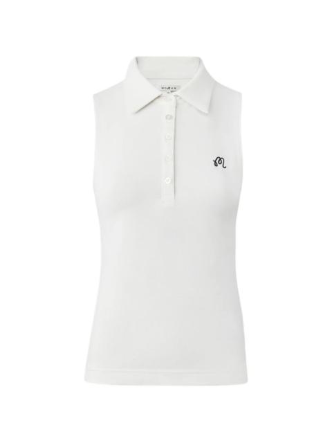 malbon Claudia sleeveless polo shirt