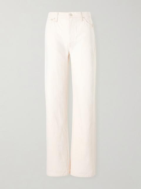 MOTHER The Dodger Skimp Mid-rise Straight-leg Jeans
