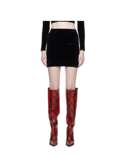 alexanderwang.t Black Bonded Miniskirt
