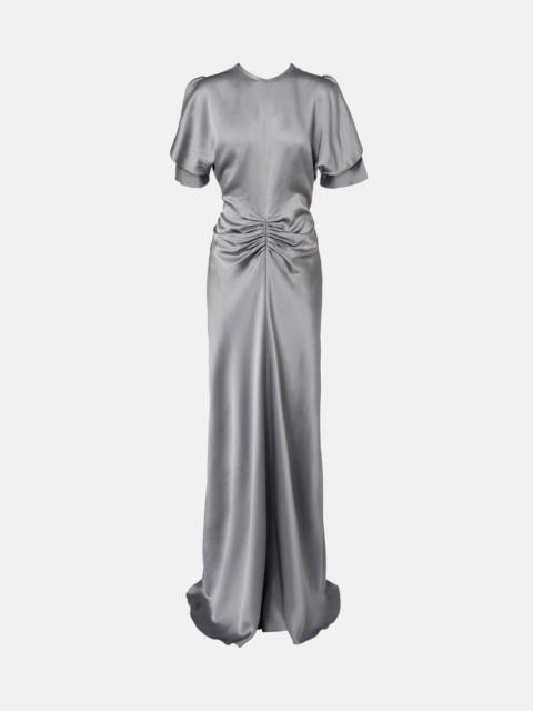 Victoria Beckham Isabella gathered satin gown
