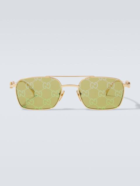 GG rectangular sunglasses