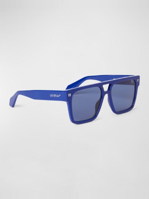 Off-White Men's Springfield Acetate Square Sunglasses