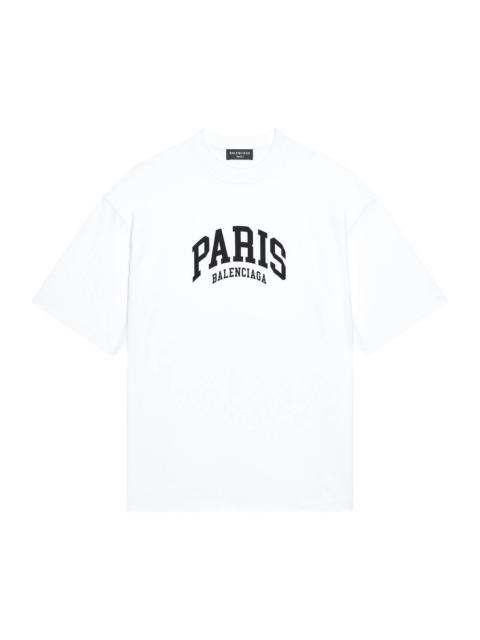 Balenciaga Cities Paris T-Shirt Medium Fit 'White'