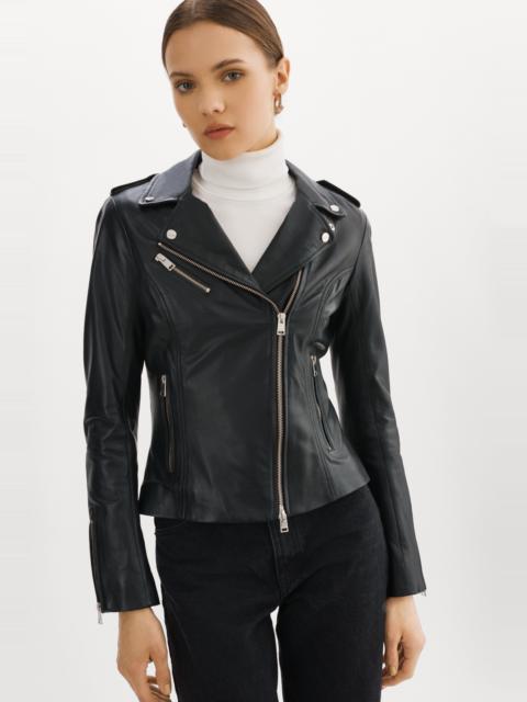 LAMARQUE HARPER | Fitted Leather Biker Jacket