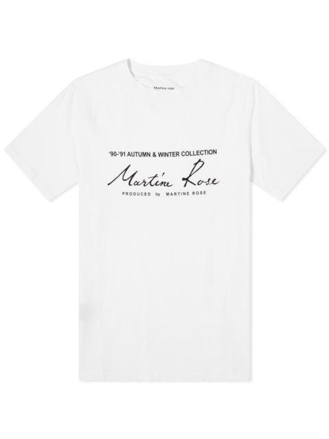 Martine Rose Martine Rose Classic Logo T-Shirt