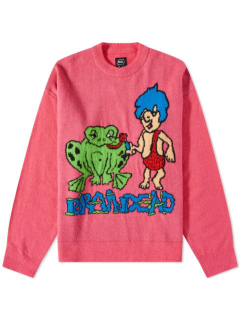 BRAIN DEAD Brain Dead Buddies Crew Sweat