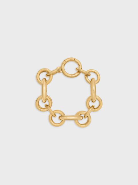 CELINE Celine Charms Heritage Chunky Bracelet in Brass with Gold Finish