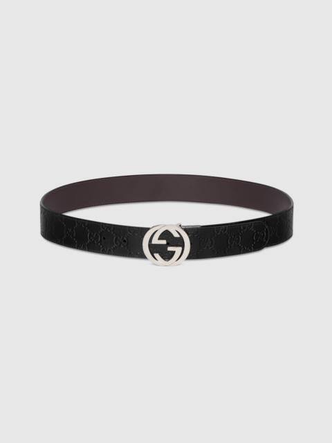 GUCCI Reversible Gucci Signature belt
