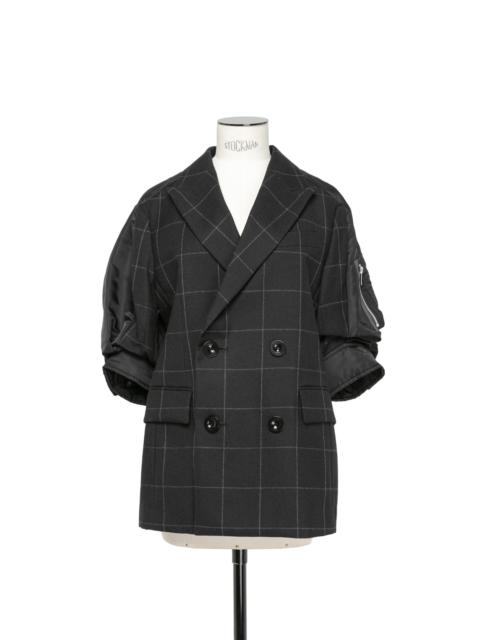 Windowpane x Nylon Twill Jacket