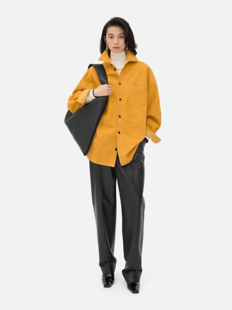 Bottega Veneta Suede Leather Shirt