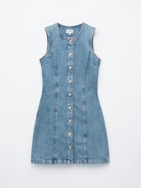 & Other Stories Button-Front Denim Dress